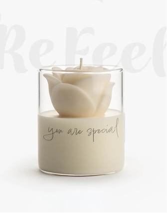 Свещ с роза YOU ARE SPECIAL