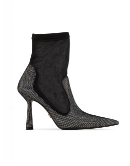 Ботуши ANNA BOOT 95 DISCO SUEDE BLACK