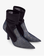 Ботуши ANNA BOOT 95 DISCO SUEDE BLACK