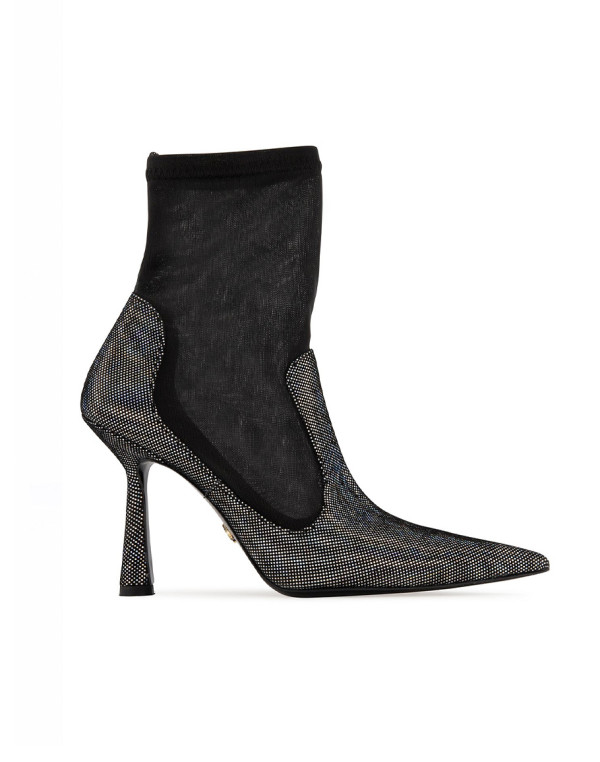 Ботуши ANNA BOOT 95 DISCO SUEDE BLACK