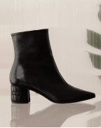 Ботуши CROC HEEL BOOT 55 BLACK