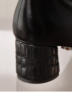 Ботуши CROC HEEL BOOT 55 BLACK