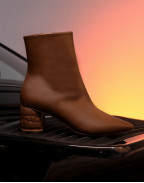 Ботуши CROC HEEL BOOT 55 SADDLE BROWN