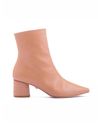 Ботуши CROC HEEL BOOT 55 TAN LEATHER