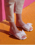 Чехли BOW SLIDE WHITE PATENT