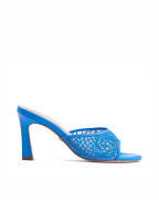 АРХИВ - CROCHET MULE BLUE