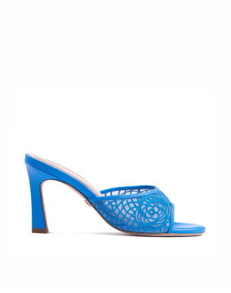 АРХИВ - CROCHET MULE BLUE