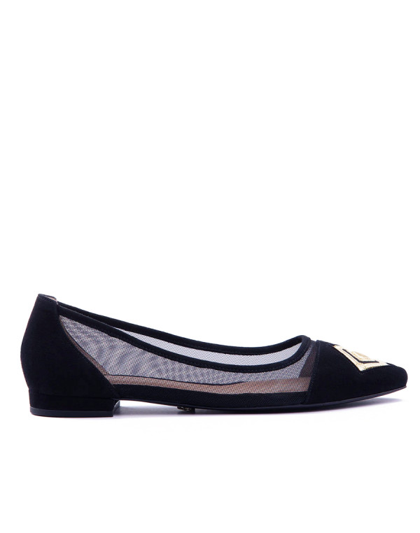 АРХИВ - DIAMOND BALLERINA BLACK SUEDE