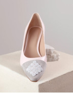 МОСТРА Nо37 - FIORELLINI BROOCH PUMP LAVENDER BLUSH