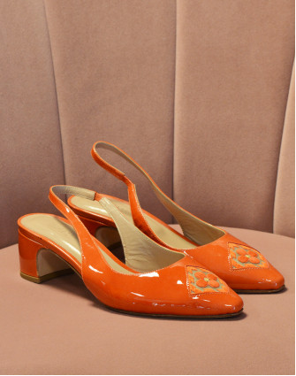 МОСТРА Nо37 - FIORELLINI PATENT MID DARK ORANGE