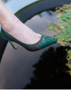 АРХИВ - FIORELLINI PUMP MESH DARK GREEN