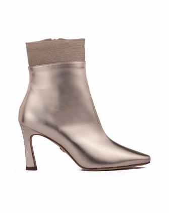 МОСТРА No40 - SOCK BOOT SILVER METALLIC