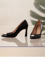 МОСТРА Nо40 - FIORELLINI SEMI PATENT LEATHER BLACK