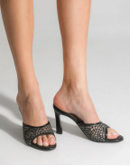 Обувки CROCHET MULE 85 BLACK