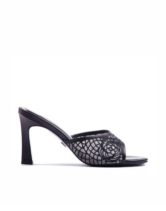 Обувки CROCHET MULE 85 BLACK