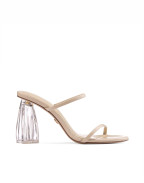 Обувки FIORELLINI GLASS HEEL 95 BEIGE PATENT