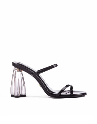 Обувки FIORELLINI GLASS HEEL 95 BLACK PATENT