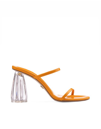 Обувки FIORELLINI GLASS HEEL 95 ORANGE PATENT
