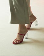 Обувки FIORELLINI GLASS HEEL 95 RED PATENT