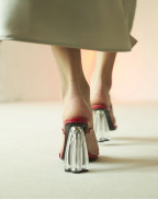 Обувки FIORELLINI GLASS HEEL 95 RED PATENT