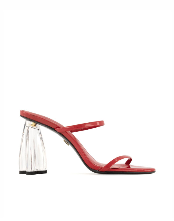 Обувки FIORELLINI GLASS HEEL 95 RED PATENT