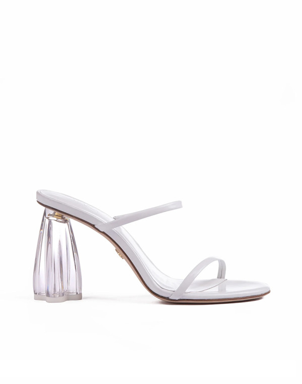 Обувки FIORELLINI GLASS HEEL 95 WHITE PATENT