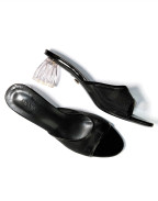 Обувки FIORELLINI GLASS MULE 50 BLACK PATENT