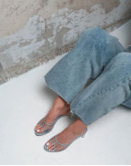 Обувки FIORELLINI GLASS MULE 50 CIELO BLUE