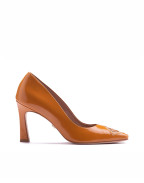 Обувки FIORELLINI PUMP IN SEMI-PATENT LEATHER 85 PERU BROWN