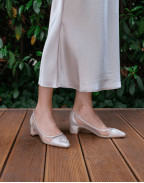 Обувки FIORELLINI PUMP MESH 45 WHITE SMOKE