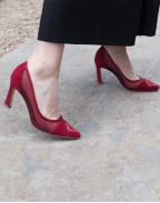 Обувки FIORELLINI PUMP MESH 85 DARK RED