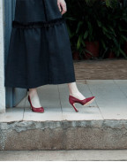 Обувки FIORELLINI PUMP MESH 85 DARK RED