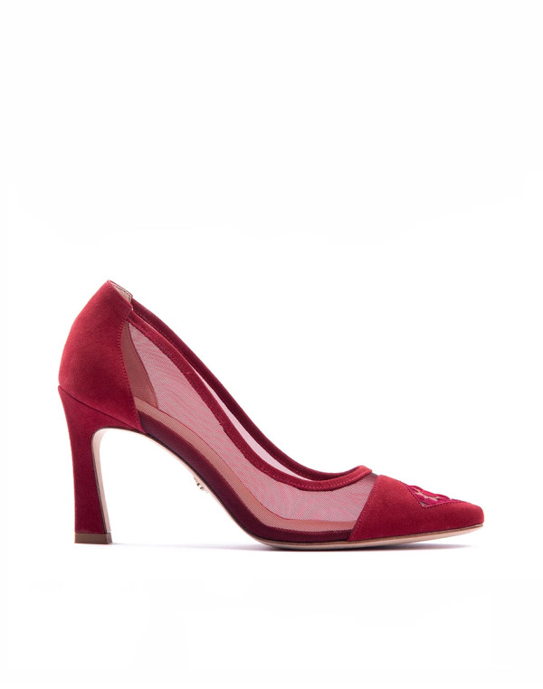 Обувки FIORELLINI PUMP MESH 85 DARK RED