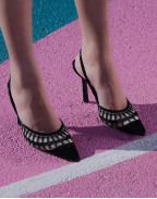 Обувки LACE SLING 95 BLACK PATENT