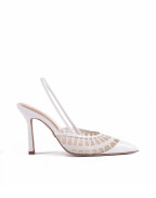 Обувки LACE SLING 95 WHITE PATENT