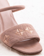 Обувки QUILTED DIAMOND MULE 55 BISQUE