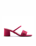 Обувки QUILTED DIAMOND MULE 55 DEEP PINK