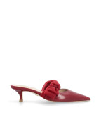 Обувки SIDE TIE MULE 45 BORDEAUX NAPPA AND MESH