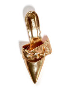 Обувки SIDE TIE MULE 45 TIN FOIL GOLD