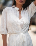 Бохо рокля PEARL WHITE