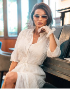 Бохо рокля PEARL WHITE