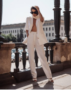 Ленен блейзър BRILLIANT WHITE