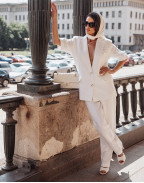 Ленен блейзър BRILLIANT WHITE
