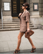 Ленен блейзър CHOCOLATE BROWN