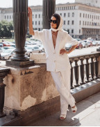 Ленен панталон BRILLIANT WHITE