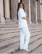 Ленен панталон BRILLIANT WHITE