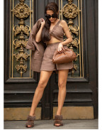Ленен сет CHOCOLATE BROWN SUNKISSED