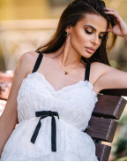Сет с миди пола PEARL WHITE