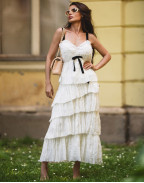 Сет с миди пола PEARL WHITE