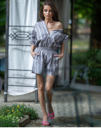 Сет SUMMER STRIPE RELAXED GREY